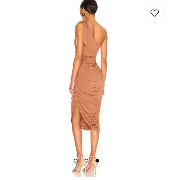 MAJORELLE Montreal Dress in Milk Chocolate - Picture 2 of 9